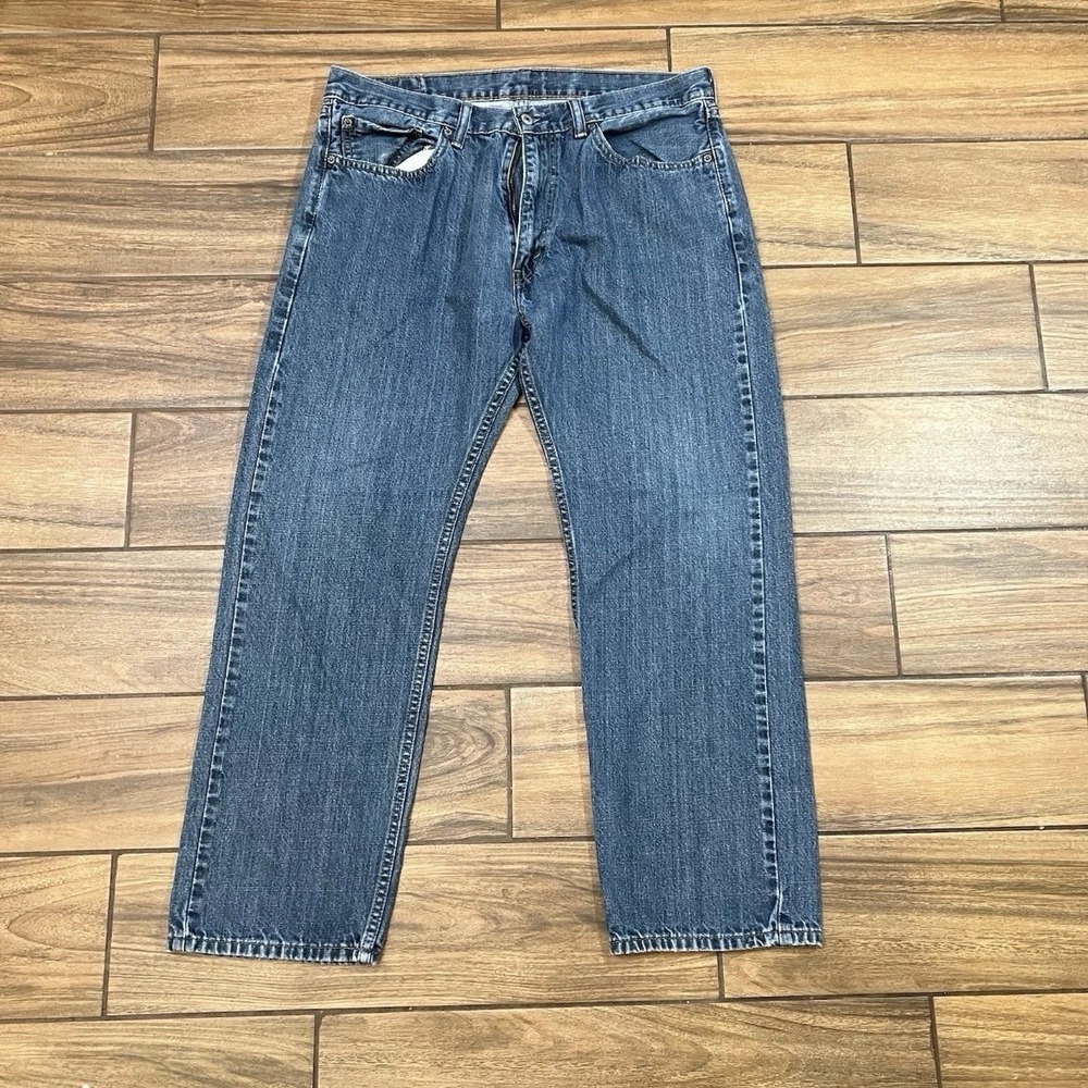Levi’s 505 Men’s Jeans W36 L30 Regular Fit Medium Wash Denim Pants